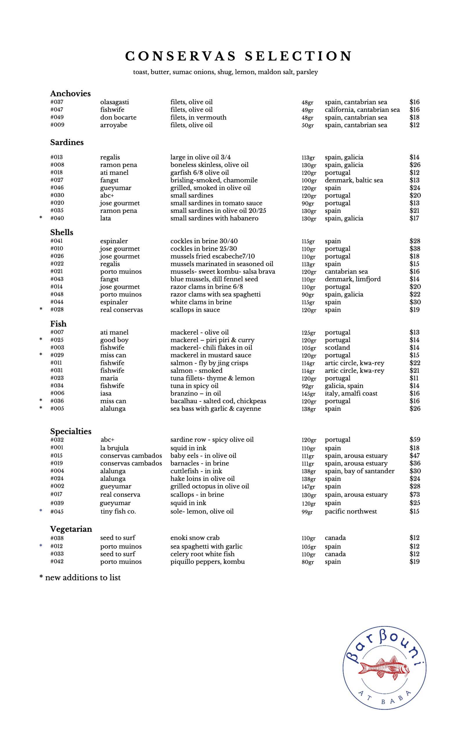 Menu Back